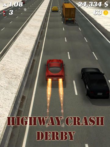 Screenshots of the Highway Crash: Derby for Android tablet, phone.