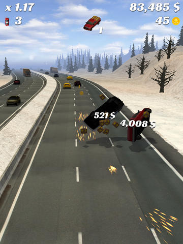 Screenshots of the Highway Crash: Derby for Android tablet, phone.