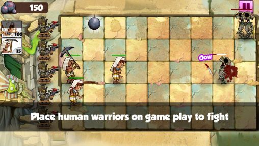 Screenshots of the Humans vs zombies for Android tablet, phone.