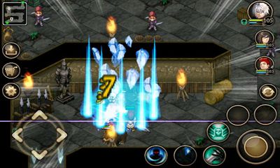 Screenshots of the Inotia 4: Assassin of Berkel for Android tablet, phone.