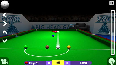 Screenshots of the International Snooker HD for Android tablet, phone.