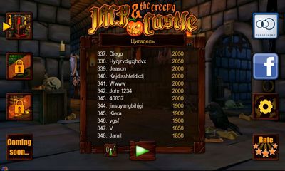 Screenshots of the Jack & the Creepy Castle for Android tablet, phone.