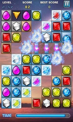 Screenshots of the Jewels star for Android tablet, phone.