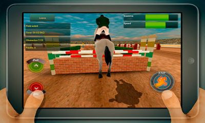 Screenshots of the Jumping Horses Champions for Android tablet, phone.