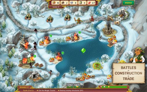 Screenshots of the Kingdom chronicles for Android tablet, phone.