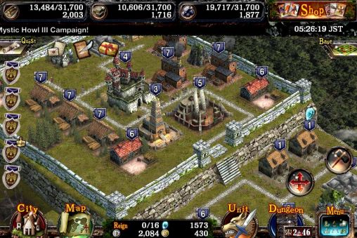 Screenshots of the Kingdom conquest 2 for Android tablet, phone.