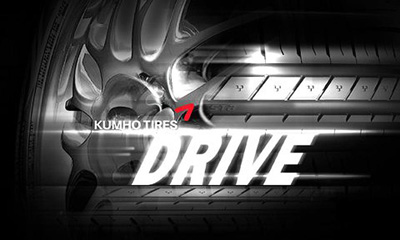 Screenshots of the Kumho tire drive for Android tablet, phone.