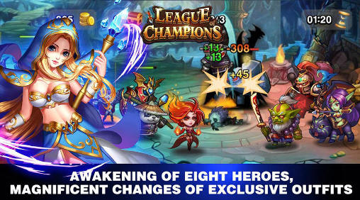Screenshots of the League of champions. Aeon of strife for Android tablet, phone.