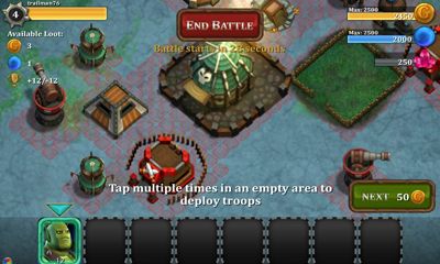 Screenshots of the League of Shadows: Clans Clash for Android tablet, phone.