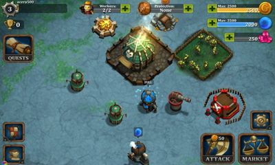 Screenshots of the League of Shadows: Clans Clash for Android tablet, phone.