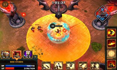 Screenshots of the Legendary Heroes for Android tablet, phone.