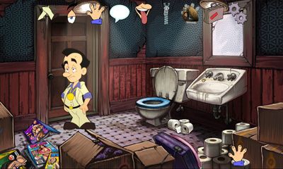 Screenshots of the Leisure Suit Larry Reloaded for Android tablet, phone.