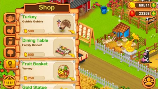 Screenshots of the Little farm: Spring time for Android tablet, phone.