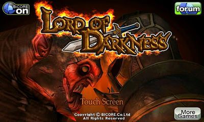 Screenshots of the Lord of Darkness for Android tablet, phone.