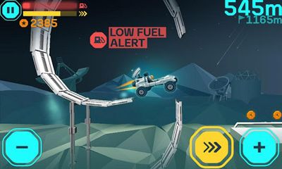 Screenshots of the Lynx Lunar Racer for Android tablet, phone.