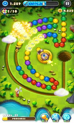 Screenshots of the Marble Blast Saga for Android tablet, phone.