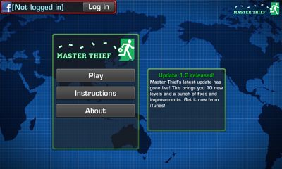 Screenshots of the Master Thief for Android tablet, phone.