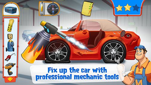 Screenshots of the Mechanic Mike: First tune up for Android tablet, phone.