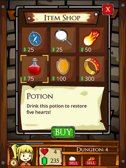 Screenshots of the Memory quest: Dungeon adventure for Android tablet, phone.