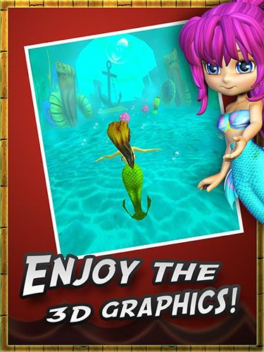 Screenshots of the Mermaid adventure for kids for Android tablet, phone.