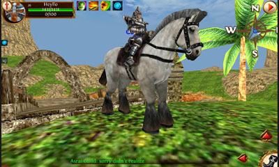 Screenshots of the Midgard Rising 3D MMORPG for Android tablet, phone.