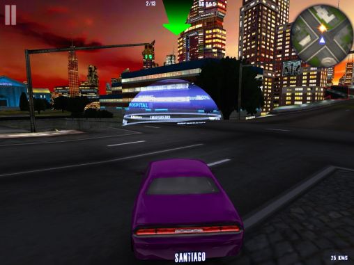 Screenshots of the Midtown crazy race for Android tablet, phone.