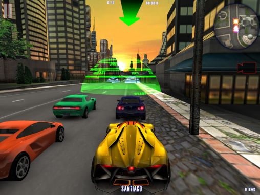 Screenshots of the Midtown crazy race for Android tablet, phone.