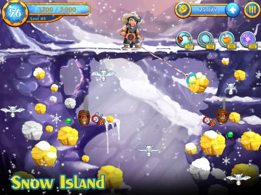 Screenshots of the Miner island for Android tablet, phone.