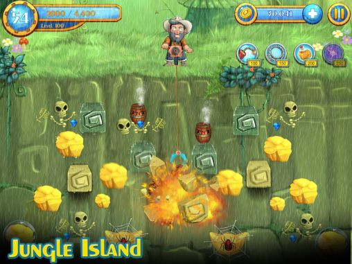 Screenshots of the Miner island for Android tablet, phone.