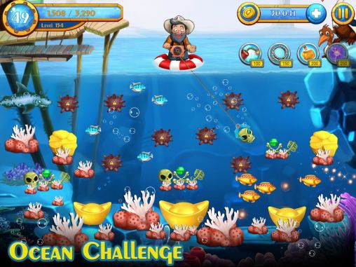 Screenshots of the Miner island for Android tablet, phone.