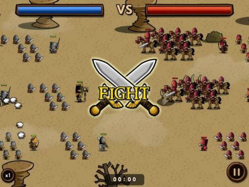 Screenshots of the Mini warriors for Android tablet, phone.