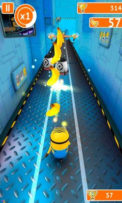 Screenshots of the Despicable Me Minion Rush for Android tablet, phone.