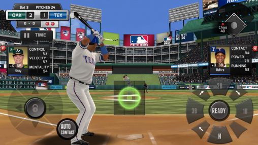 Screenshots of the MLB Perfect inning for Android tablet, phone.