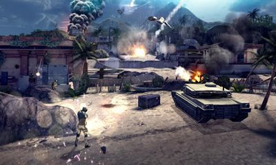 Screenshots of the Modern combat 4 Zero Hour for Android tablet, phone.