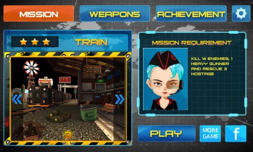 Screenshots of the Modern world war for Android tablet, phone.
