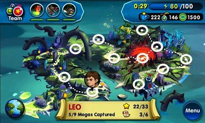 Screenshots of the Monster Galaxy for Android tablet, phone.