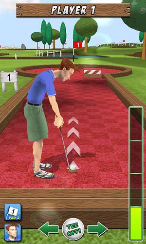 Screenshots of the My golf 3D for Android tablet, phone.