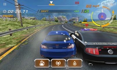 Screenshots of the Need for Speed Hot Pursuit for Android tablet, phone.