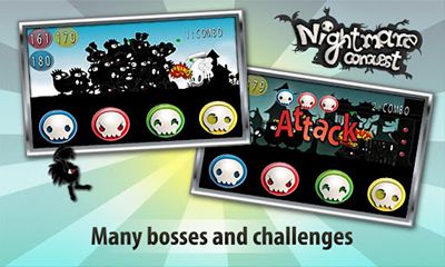 Screenshots of the Nightmare Conquest for Android tablet, phone.