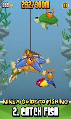 Screenshots of the Ninja Fishing for Android tablet, phone.