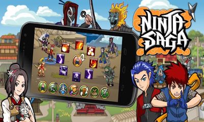 Screenshots of the Ninja Saga for Android tablet, phone.
