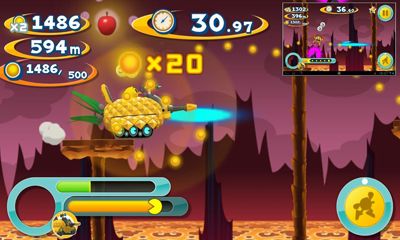 Screenshots of the Pac-Man Dash! for Android tablet, phone.