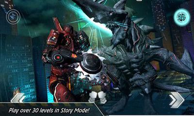 Screenshots of the Pacific Rim for Android tablet, phone.