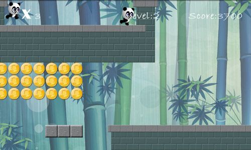 Screenshots of the Panda run for Android tablet, phone.