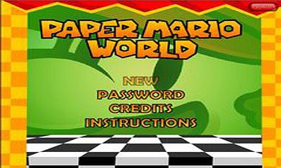 Free Android Games on Paper World Mario Android Apk Game  Paper World Mario Free Download