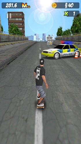 Screenshots of the Pepi skate 3D for Android tablet, phone.