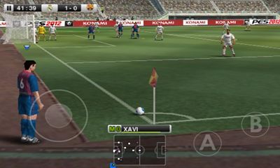 Screenshots of the PES 2012 Pro Evolution Soccer for Android tablet, phone.