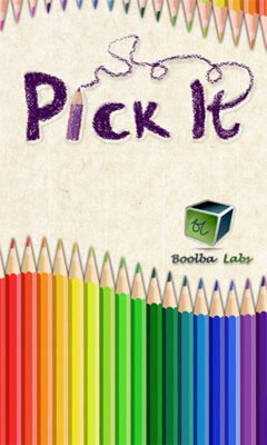 Screenshots of the Pick It for Android tablet, phone.