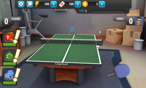 Screenshots of the Ping pong masters for Android tablet, phone.