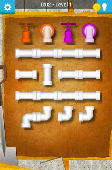 Screenshots of the Pipe twister: Best pipe puzzle for Android tablet, phone.